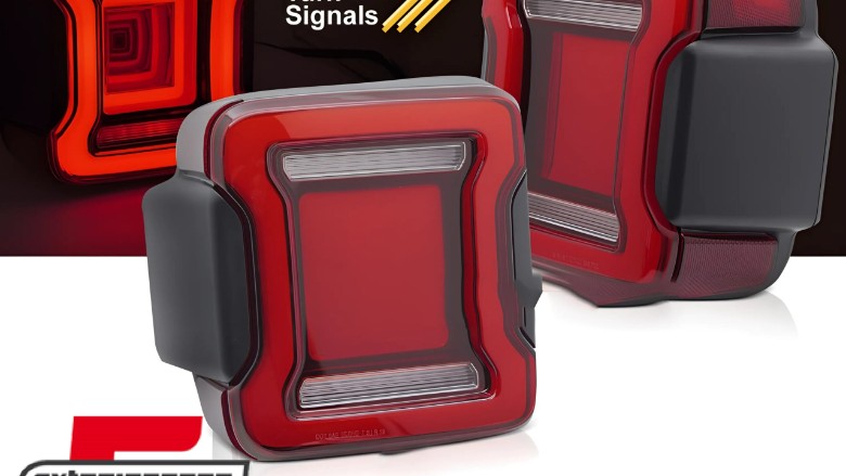 Full LED stražnja svjetla Dinamički StartUp & SEQ žmigavci (crvena) / Jeep Wrangler JL (2018-2023), LDCH34