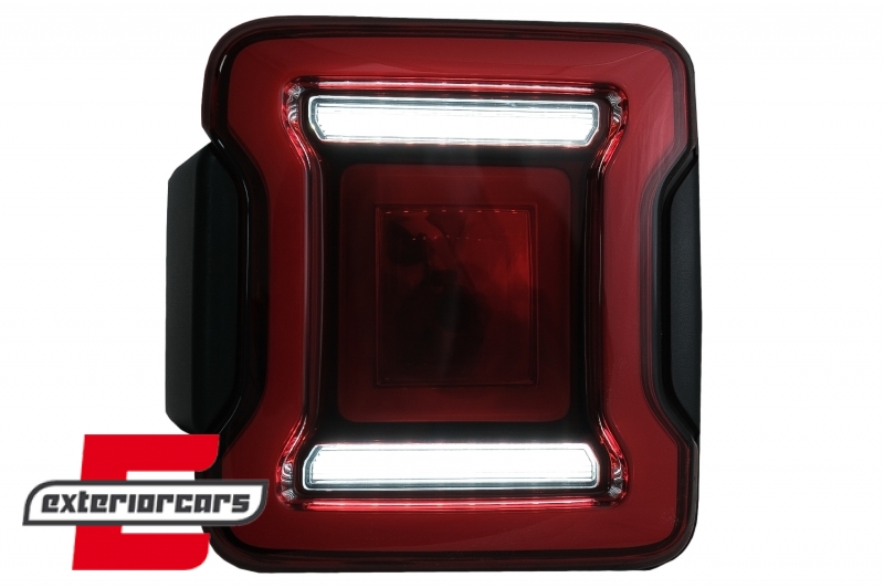 Full LED stražnja svjetla Dinamički StartUp & SEQ žmigavci (crvena) / Jeep Wrangler JL (2018-2023), LDCH34