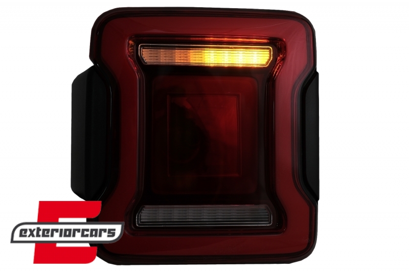 Full LED stražnja svjetla Dinamički StartUp & SEQ žmigavci (crvena) / Jeep Wrangler JL (2018-2023), LDCH34