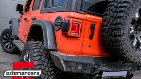 Full LED stražnja svjetla Dinamički StartUp & SEQ žmigavci (crvena) / Jeep Wrangler JL (2018-2023), LDCH34