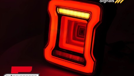 Full LED stražnja svjetla Dinamički StartUp & SEQ žmigavci (smoke) / Jeep Wrangler JL (2018-2023), LDCH35