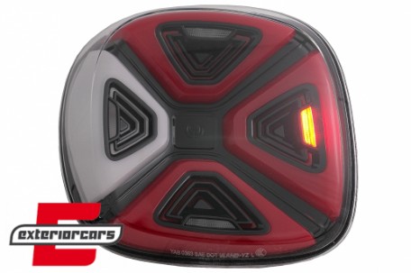Full LED stražnja svjetla Dynamic Start-up (crvena/smoke) / Smart ForTwo C453 A453 ForFour W453 (2014-2019), LDSM01