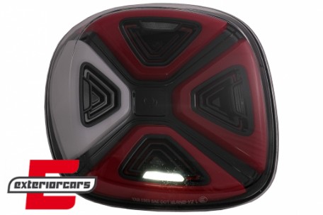 Full LED stražnja svjetla Dynamic Start-up (crvena/smoke) / Smart ForTwo C453 A453 ForFour W453 (2014-2019), LDSM01