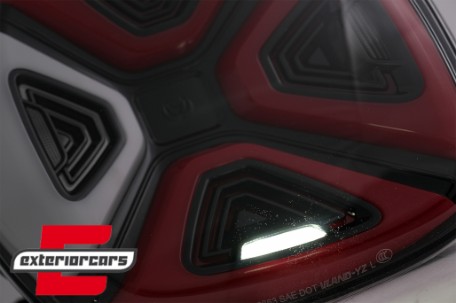 Full LED stražnja svjetla Dynamic Start-up (crvena/smoke) / Smart ForTwo C453 A453 ForFour W453 (2014-2019), LDSM01