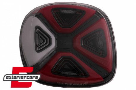 Full LED stražnja svjetla Dynamic Start-up (crvena/smoke) / Smart ForTwo C453 A453 ForFour W453 (2014-2019), LDSM01