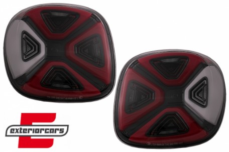 Full LED stražnja svjetla Dynamic Start-up (crvena/smoke) / Smart ForTwo C453 A453 ForFour W453 (2014-2019), LDSM01
