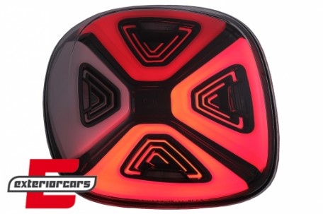Full LED stražnja svjetla Dynamic Start-up (crvena/smoke) / Smart ForTwo C453 A453 ForFour W453 (2014-2019), LDSM01