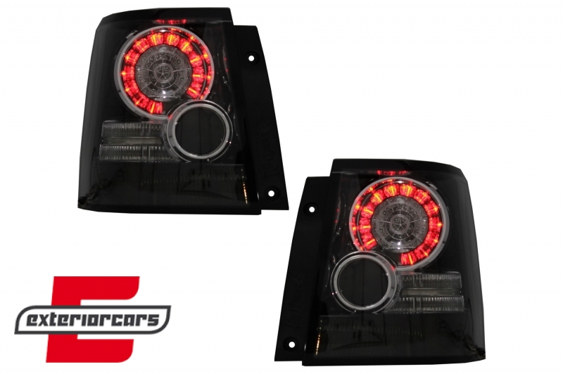 Full LED stražnja svjetla Facelift Autobiography dizajn (crna) / Range Rover Sport L320 (2005-2013), TLRRSL320FS