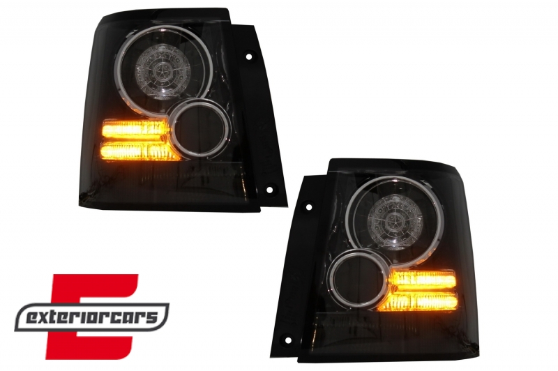 Full LED stražnja svjetla Facelift Autobiography dizajn (crna) / Range Rover Sport L320 (2005-2013), TLRRSL320FS