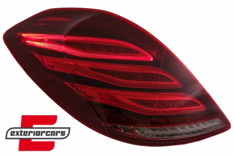 Full LED stražnja svjetla Facelift dizajn (crvena/kristal) / Mercedes S-klasa W222 (2013-2017), LDMEC6