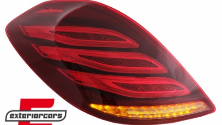 Full LED stražnja svjetla Facelift dizajn (crvena/kristal) / Mercedes S-klasa W222 (2013-2017), LDMEC6
