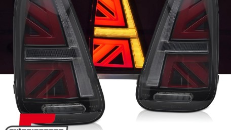 Full LED stražnja svjetla JCW dizajn (smoke) / MINI COOPER R50 R52 R53 (2001-2008), LDMC28
