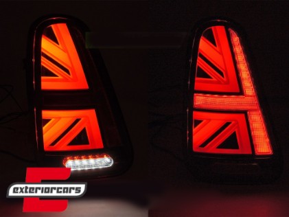 Full LED stražnja svjetla JCW dizajn (smoke) / MINI COOPER R50 R52 R53 (2001-2008), LDMC28