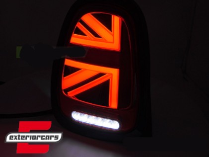 Full LED stražnja svjetla JCW dizajn (smoke) / MINI ONE F55 F56 F57 3V 5V Cabrio (2014-2018), LDMC19