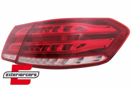 Full LED stražnja svjetla LED SEQ žmigavci (crvena/kristal) / Mercedes E-klasa W212 Facelift (2013-2016), LDMEB3