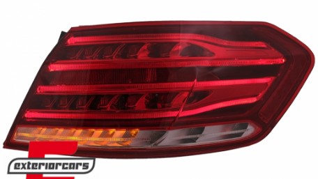 Full LED stražnja svjetla LED SEQ žmigavci (crvena/kristal) / Mercedes E-klasa W212 Facelift (2013-2016), LDMEB3