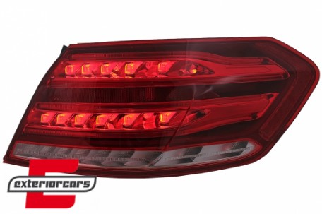 Full LED stražnja svjetla LED SEQ žmigavci (crvena/kristal) / Mercedes E-klasa W212 Facelift (2013-2016), LDMEB3