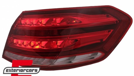 Full LED stražnja svjetla LED SEQ žmigavci (crvena/kristal) / Mercedes E-klasa W212 Facelift (2013-2016), LDMEB3