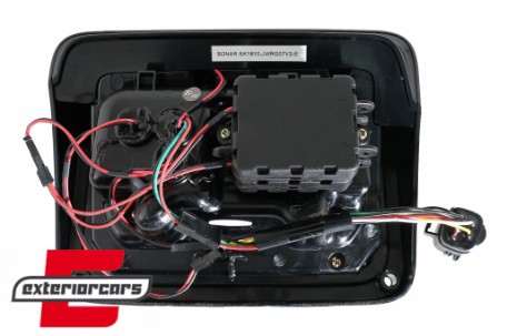 Full LED stražnja svjetla LedBar (crna/smoke) / Jeep Wrangler JK (2007-2017), LDCH21