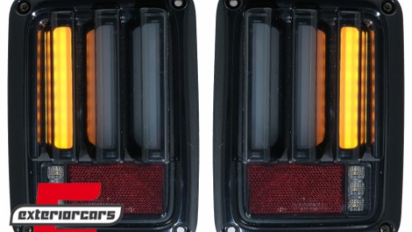 Full LED stražnja svjetla LedBar (crna/smoke) / Jeep Wrangler JK (2007-2017), LDCH21