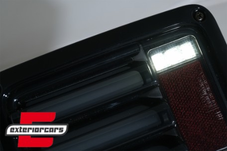 Full LED stražnja svjetla LedBar (crna/smoke) / Jeep Wrangler JK (2007-2017), LDCH21