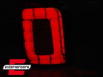 Full LED stražnja svjetla LedBar (crvena/smoke) / VW Transporter Multivan Caravelle T6 (2015-2019), LDVWJ0