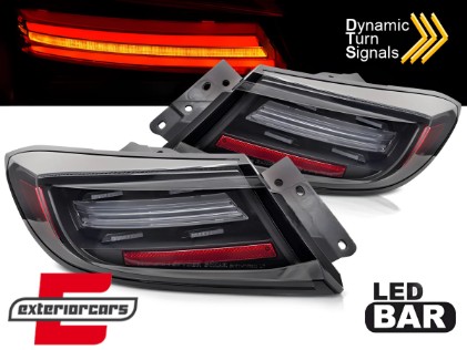 Full LED stražnja svjetla LedBar Dinamički Sekvencijalni žmigavci (crna) / Toyota GR86 (2021-), LDTO41