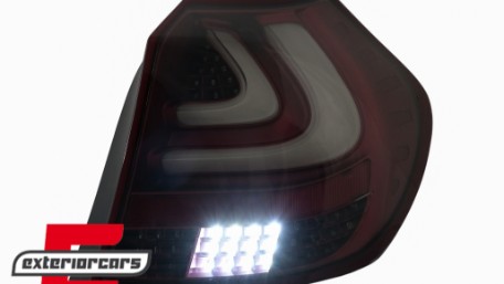Full LED stražnja svjetla LedBar dizajn (crvena) / BMW serije 1 E81 E87 (2004-08.2007), LDBM99