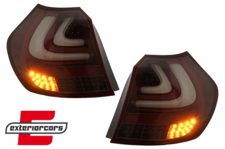 Full LED stražnja svjetla LedBar dizajn (crvena) / BMW serije 1 E81 E87 (2004-08.2007), LDBM99