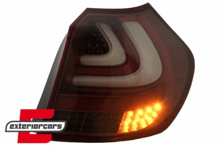 Full LED stražnja svjetla LedBar dizajn (crvena) / BMW serije 1 E81 E87 (2004-08.2007), LDBM99