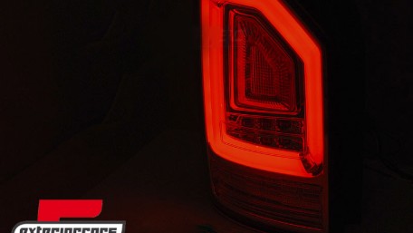 Full LED stražnja svjetla LedBar SEQ žmigavci (chrome) / VW Transporter Multivan Caravelle T6 (2015-2019), LDVWJ1