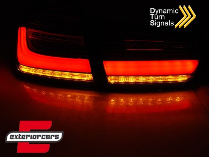 Full LED stražnja svjetla LedBar SEQ žmigavci (crna) / BMW serije 3 F30 (2011-2019), LDBMI9