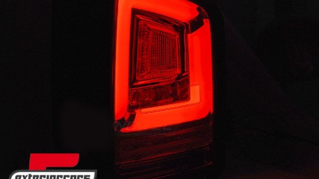 Full LED stražnja svjetla LedBar SEQ žmigavci (crna) / Volkswagen T5 (04.2003-2009), LDVWL4