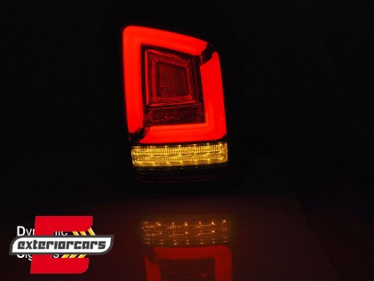 Full LED stražnja svjetla LedBar SEQ žmigavci (crna) / Volkswagen T5.1 (04.2010-2015), LDVWL9