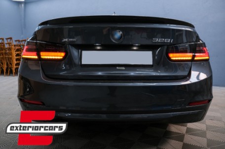 Full LED stražnja svjetla LedBar SEQ žmigavci (crna/smoke) / BMW serije 3 F30 (2011-2019), LDBMJ0