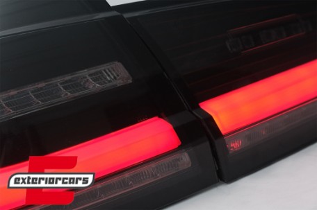 Full LED stražnja svjetla LedBar SEQ žmigavci (crna/smoke) / BMW serije 3 F30 (2011-2019), LDBMJ0