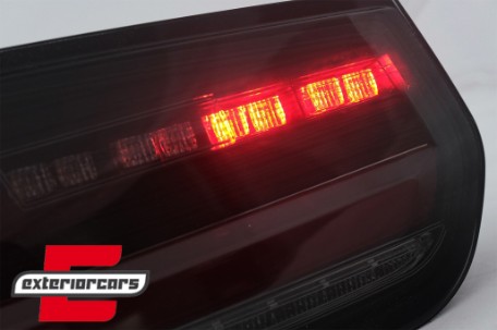 Full LED stražnja svjetla LedBar SEQ žmigavci (crna/smoke) / BMW serije 3 F30 (2011-2019), LDBMJ0