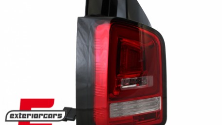 Full LED stražnja svjetla LedBar SEQ Žmigavci (crvena/kristal) / Volkswagen T5 (04.2003-2009), LDVWL1