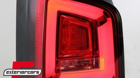 Full LED stražnja svjetla LedBar SEQ Žmigavci (crvena/kristal) / Volkswagen T5 (04.2003-2009), LDVWL1