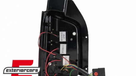 Full LED stražnja svjetla LedBar SEQ žmigavci (crvena/kristal) / Volkswagen T5.1 (04.2010-2015), LDVWL6