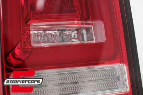 Full LED stražnja svjetla LedBar SEQ žmigavci (crvena/kristal) / Volkswagen T5.1 (04.2010-2015), LDVWL6