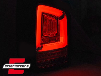 Full LED stražnja svjetla LedBar SEQ žmigavci (smoke) / Volkswagen T5 (04.2003-2009), LDVWL3