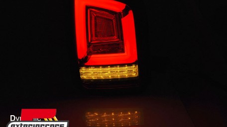 Full LED stražnja svjetla LedBar SEQ žmigavci (smoke) / Volkswagen T5.1 (04.2010-2015), LDVWL8