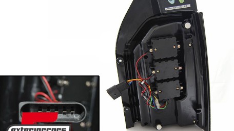 Full LED stražnja svjetla LedBar SEQ žmigavci (smoke) / VW Transporter Multivan Caravelle T6 (2015-2019), LDVWJ4