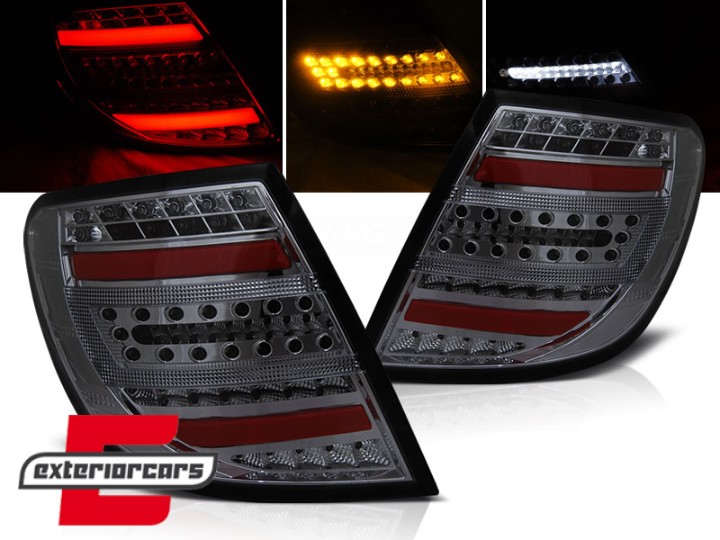 Full LED stražnja svjetla LedBar (smoke) / Mercedes C-klasa S204 karavan (2007-2010), LDME86