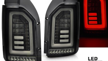 Full LED stražnja svjetla LedBar (smoke/crna) / VW Transporter Multivan Caravelle T6 (2015-2019), LDVWH9