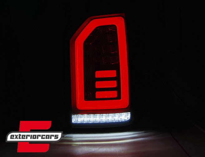 Full LED stražnja svjetla LedBar (smoke/crna) / VW Transporter Multivan Caravelle T6 (2015-2019), LDVWH9