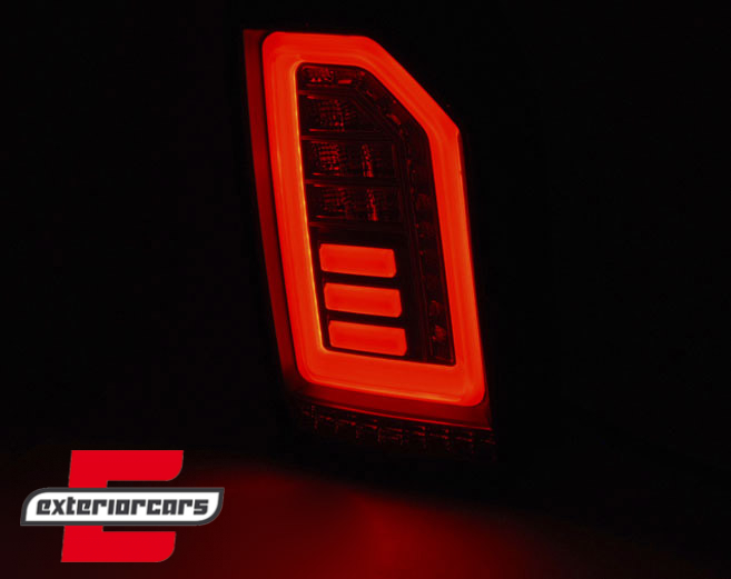 Full LED stražnja svjetla LedBar (smoke/crna) / VW Transporter Multivan Caravelle T6 (2015-2019), LDVWH9