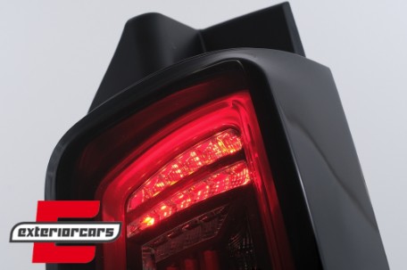 Full LED stražnja svjetla LedBar (smoke/crna/crvena) / Volkswagen T5 (04.2003-2015), LDVWH6
