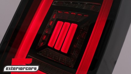 Full LED stražnja svjetla LedBar (smoke/crna/crvena) / Volkswagen T5 (04.2003-2015), LDVWH6